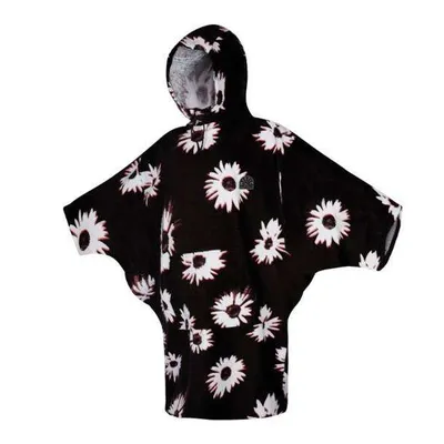 Poncho Mystic WMN Women Black/White