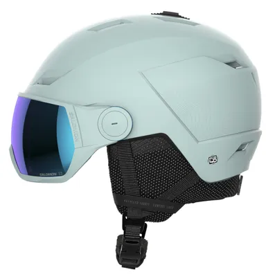 Kask z przyłbicą szybą Salomon Icon LT Visor White Mo/Un ML B 2024