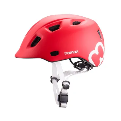 Hamax - Kask dziecięcy roz 47-52 - red/white