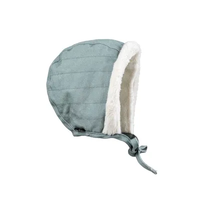 Elodie Details - Czapka Winter Bonnet - Pebble Green - 1-2 lata