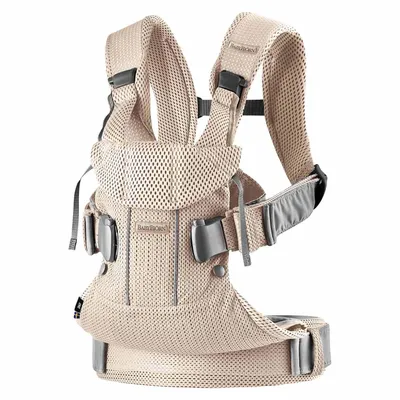 BABYBJORN ONE AIR 3D - nosidełko, Perłowy Różowy