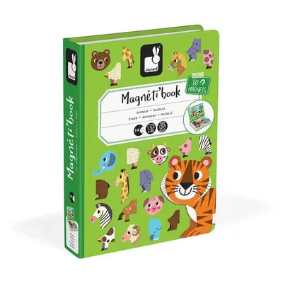 Janod – Magnetyczna układanka Zwierzęta Magnetibook kolekcja 2018