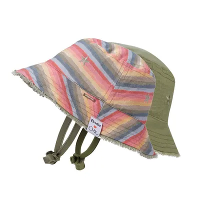 Elodie Details - Dwustronny kapelusz Bucket Hat - Rainbow Trails - 6-12 m-cy