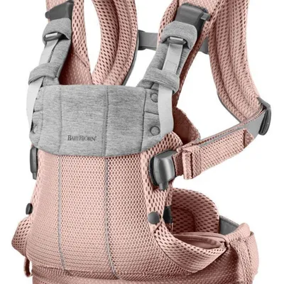 BABYBJORN - nosidełko Harmony 3D Mesh, Zgaszony Róż