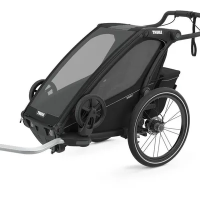 Przyczepka rowerowa dla dziecka - THULE Chariot Sport 1 - Midnight Black