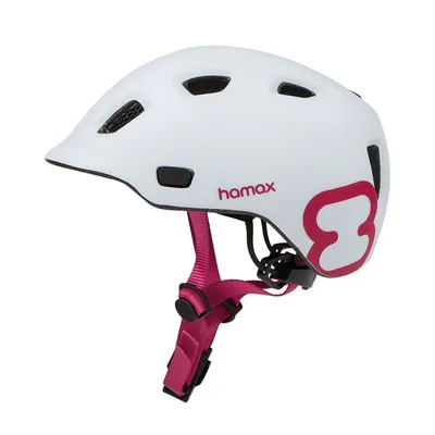 Hamax - Kask dziecięcy roz 47-52 - white/pink