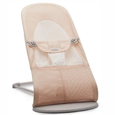 BABYBJORN - leżaczek BALANCE SOFT MESH - Różowy/Biały