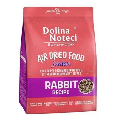 DOLINA NOTECI Superfood Junior Danie z królika- karma suszona dla psa 1kg