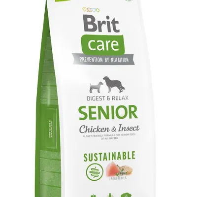 BRIT CARE Care Dog Sustainable Senior Chicken & Insect 12kg