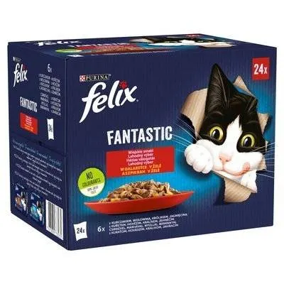 Felix Fantastic Wiejskie Smaki w galaretce: 12x85g