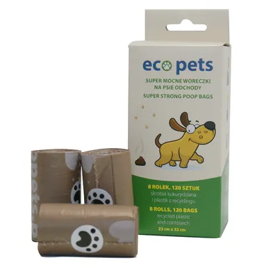 ECO PETS Ekologiczne worki na odchody 270 szt ( 18x15)