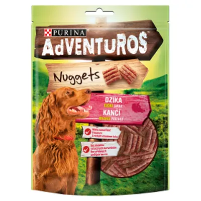 ADVENTUROS Nuggets Bogate w dzika 90g