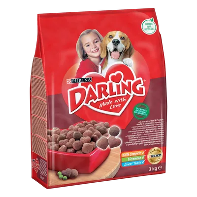 PURINA Darling z mieszanką wołowiny i kurczaka 3kg