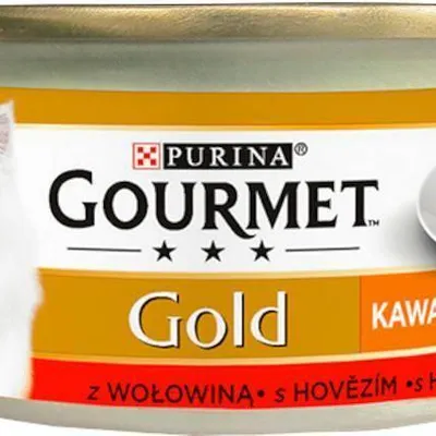 ZESTAW Purina Gourmet Gold Sauce Delight z wołowiną 85g x 6