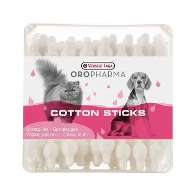 VERSELE-LAGA Oropharma Cotton Sticks 56 sztuk- patyczki do czyszczenia uszu dla psów