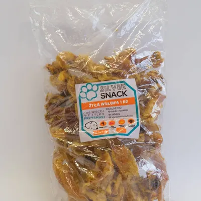 SILVER SNACK Żyła wołowa 1kg