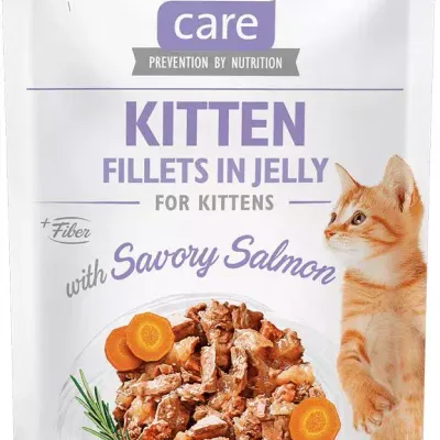 BRIT CARE Cat Pouches Kitten Fillets Salmon 85 g