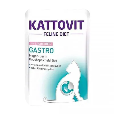 Kattovit Gastro łosoś 85g saszetka