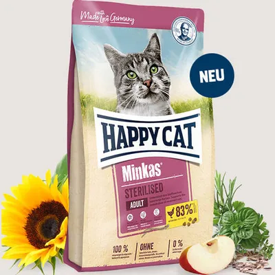 HAPPY CAT Minkas Sterilised Geflügel (drób) 10kg