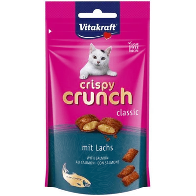 Vitakraft CRISPY CRUNCH z łososiem 60g