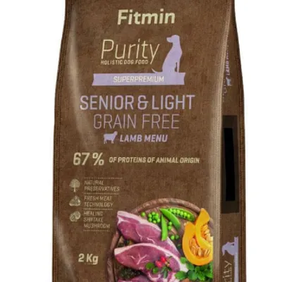 Fitmin purity gf senior&light lamb 2kg