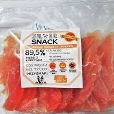 SILVER SNACK KURCZAK SUSZONY (MIĘKKI) 500g