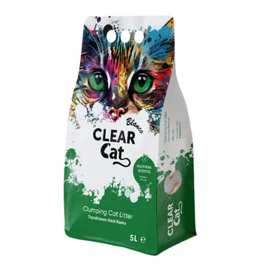 Clear Cat Blanco Aloes żwirek bentonitowy 5l