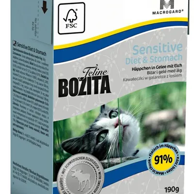 BOZITA Feline Sensitive Diet Stomach 190g