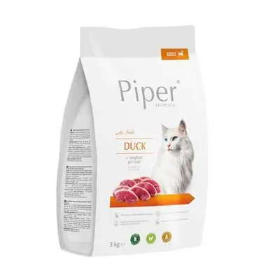 PIPER  Animals z kaczką dla kotów 3kg