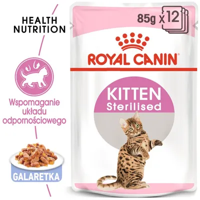 Kitten Sterilised (galaretka) 12x85g