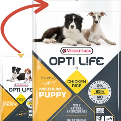 VERSELE-LAGA Opti Life Puppy Medium 2,5kg