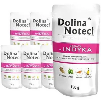 ZESTAW Dolina Noteci Premium bogata w indyka 10 x 150g