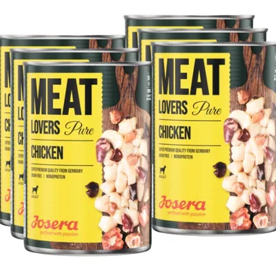 ZESTAW JOSERA  Meatlovers  Pure Kurczak 6 x 400g