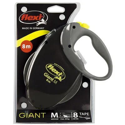 FLEXI Giant M taśma 8m do 25 kg - czarna