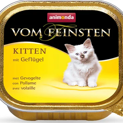 ZESTAW ANIMONDA Vom Feinsten Kitten smak: z drobiem 16 x 100g