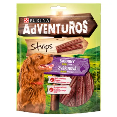 ADVENTUROS Strips o smaku sarniny 90g