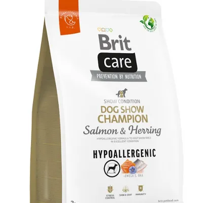 BRIT CARE Dog Hypoallergenic Dog Show Champion Salmon & Herring 3kg