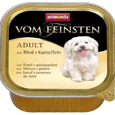 ZESTAW ANIMONDA Dog Vom Feinsten Adult smak: wołowina z ziemniakami 11 x 150g