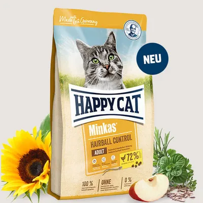 HAPPY CAT Minkas Hairball Control 10kg