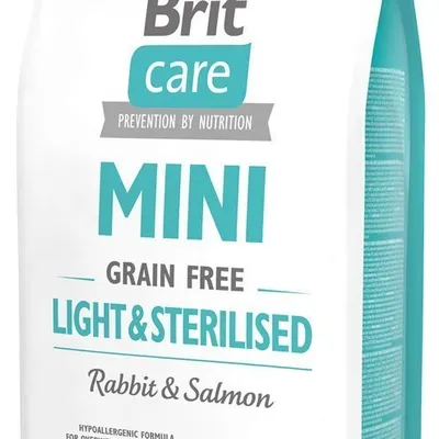 BRIT CARE Mini Grain-Free Light&Sterilised 400g