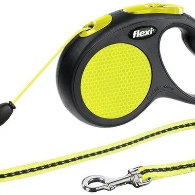 FLEXI Smycz New Neon S - 5m do 12kg - linka