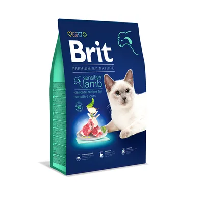 BRIT Cat Premium By Nature Sensitive Lamb 800g