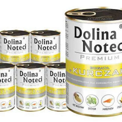 ZESTAW Dolina Noteci PREMIUM bogata w kurczaka 12 x 400g