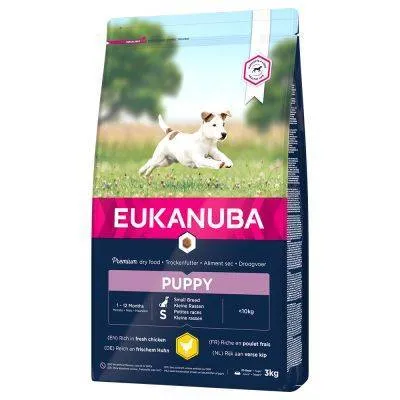 EUKANUBA Growing Puppy Small Breed 3kg chicken