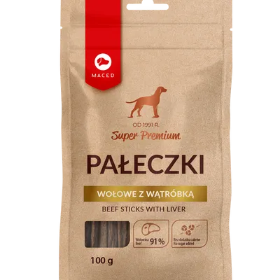 MACED Pałeczki wołowe z wątróbką 100g