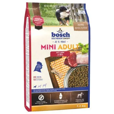 Bosch Adult Mini Lamb & Rice, jagnięcina i ryż (nowa receptura) 1kg