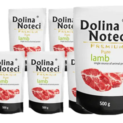 ZESTAW Dolina Noteci Premium Pure Jagnięcina 10 x 500g