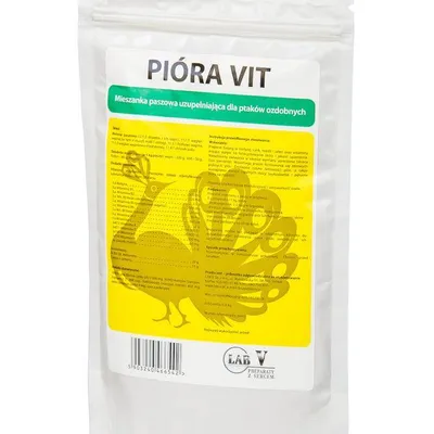 LAB-V Pióra Vit - Mieszanka Paszowa Uzupełniająca Dla Drobiu Na Poprawę Wypierzenia 0,5kg