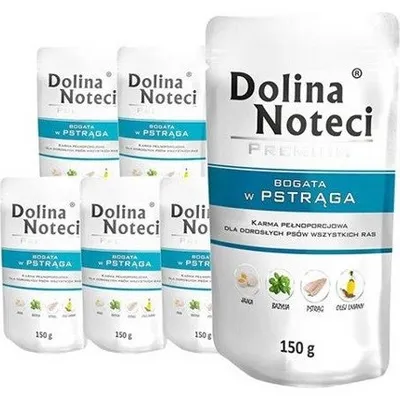 ZESTAW Dolina Noteci Premium bogata w pstrąga 10 x 150g