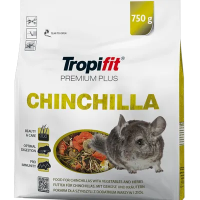 TROPIFIT Premium Plus CHINCHILLA 750g - dla szynszyli